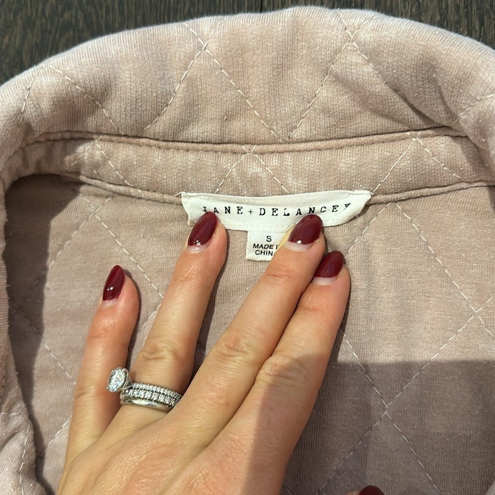 Lane + delancey dusty rose shacket - Picture 2 of 4